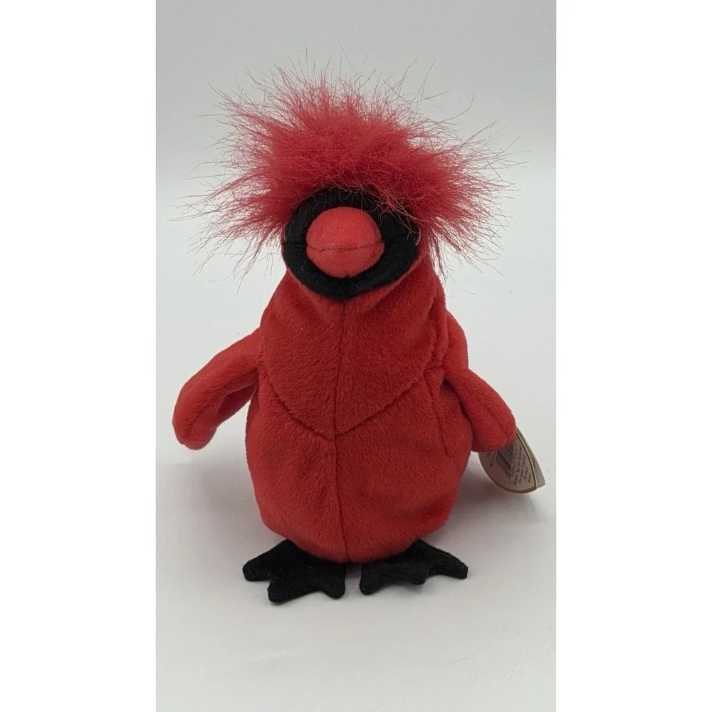 NEW w/ Tags - TY Beanie Babies Mac the Cardinal Bird - 1999 - Retired